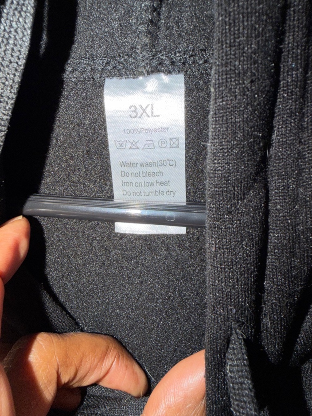 Men's Black V-Neck Sweater - 3XL